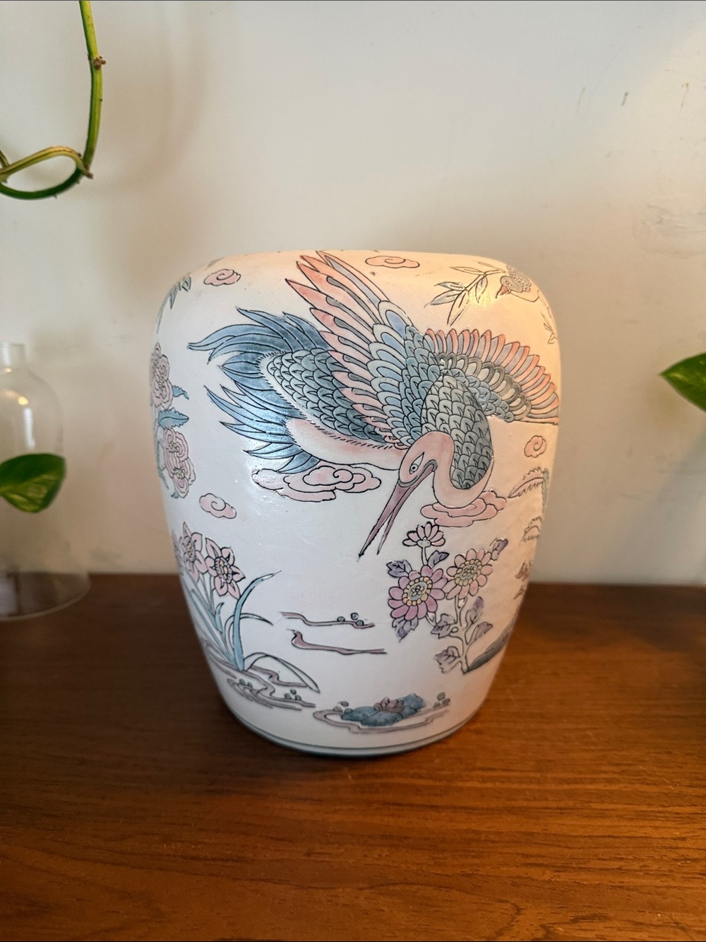Vintage WBI Chinese porcelain ginger jar